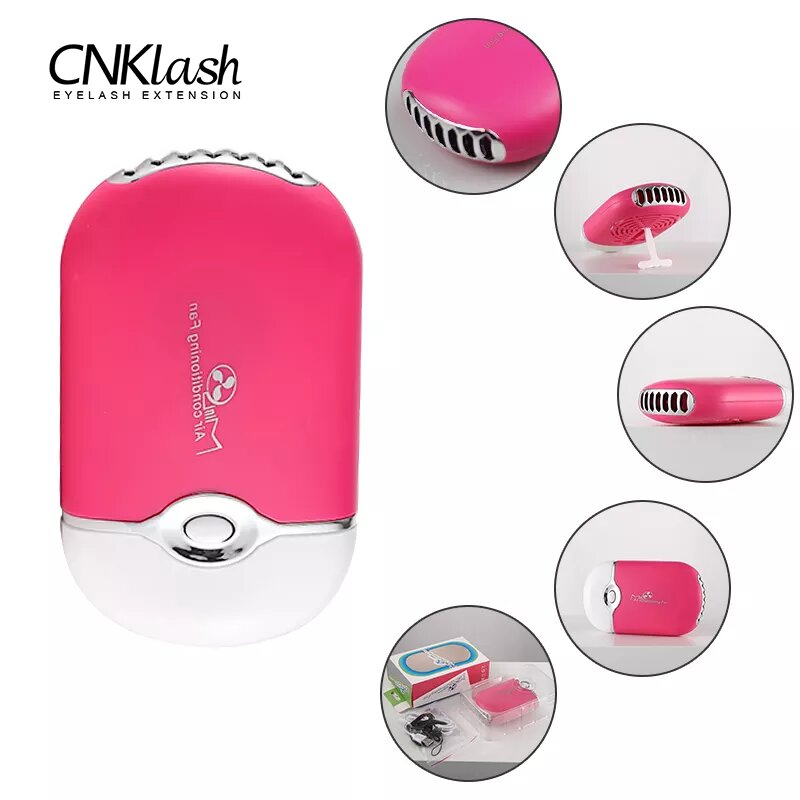 Eyelash Extension Uv Glue - Mini ventilateur USB pour faux-cils, séchage