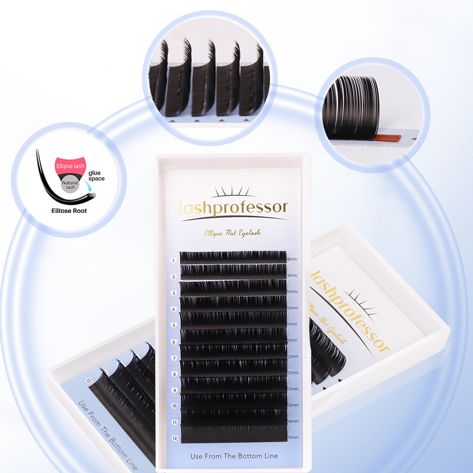 Eyelash Extension Tipe - Lashprofessor Faux Mink Lash Ellipse Flat