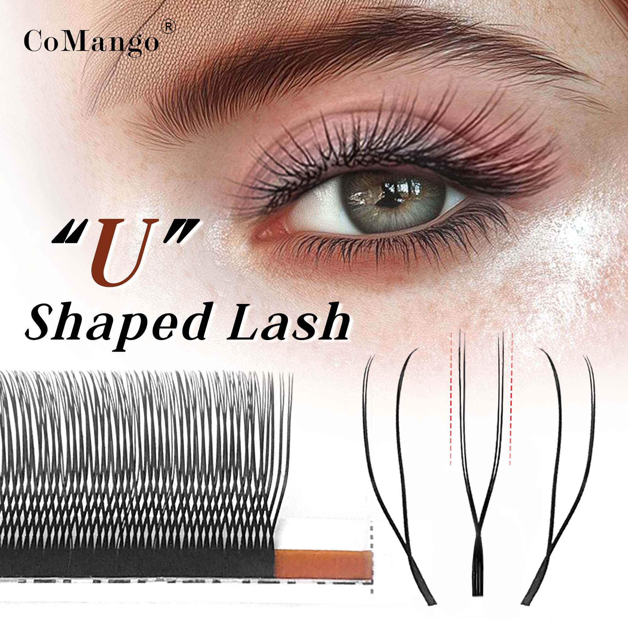 Eyelash Extension Supernatural - faux cils naturels U lash shape