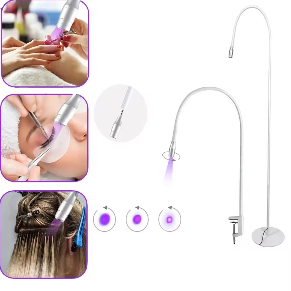 Eyelash Extension Uv Glue - Lumière UV pour cils, 5W, LED,