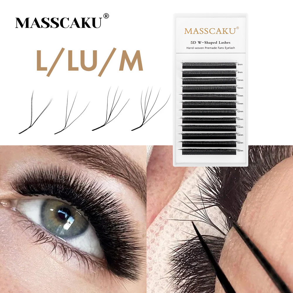 Eyelash Extension Yy - MASSCAKU YY/3D/4D/5D/6D W forme cils M/L/LU
