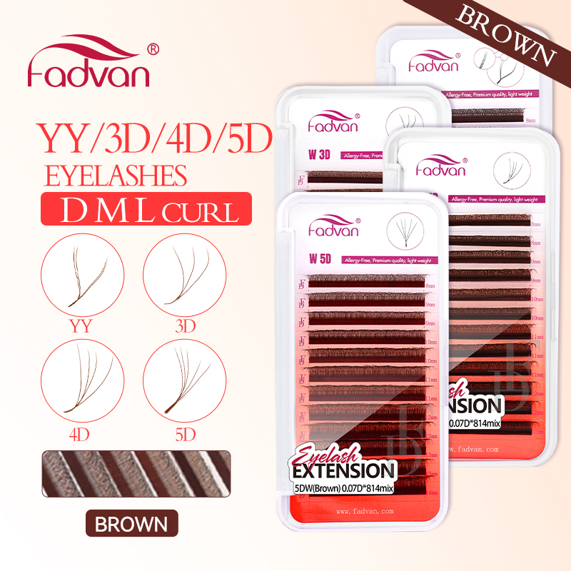 Eyelash Extension Yy - FADVAN-Extensions de cils pré-fabriqués en faux