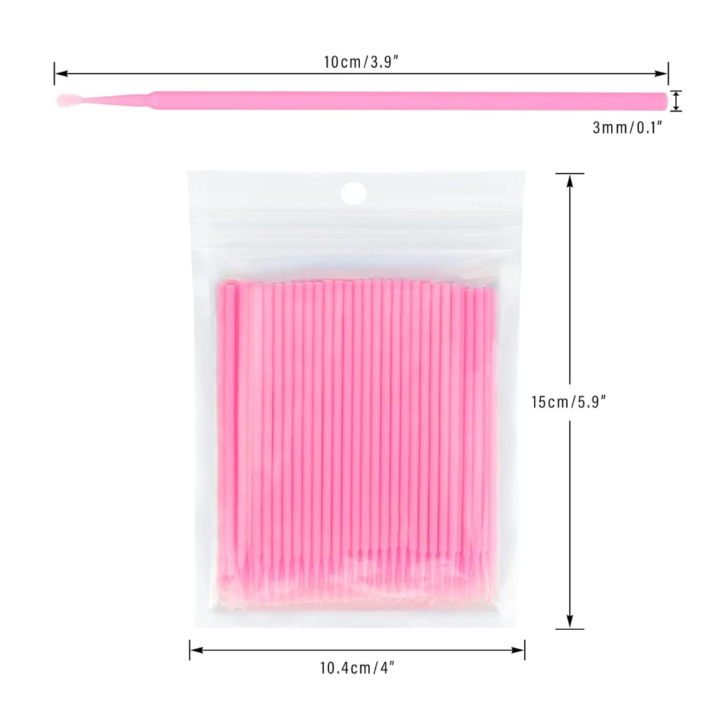 Eyelash Extension Eyelash - 500 pièces de micro-cotons-tiges jetables, applicateurs