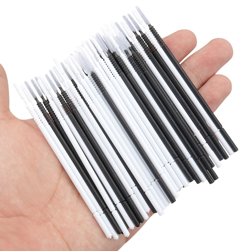 Eyelash Extension Permanent - Bâtonnets de coton en spirale pour