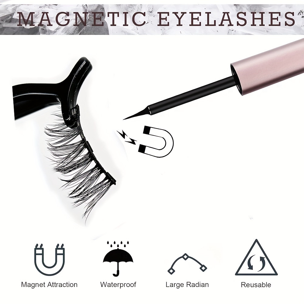 3 paires de cils magnétiques 3 - Eyelash Extension Permanent avis et prix