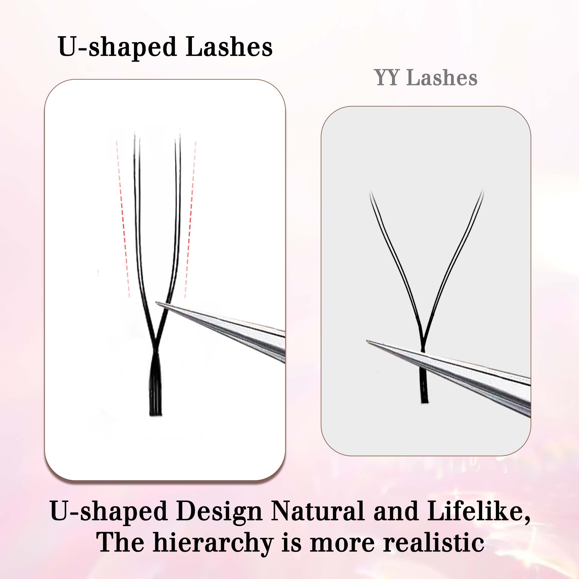 CoMango U YY lashes natural fa - Eyelash Extension Yy avis et prix