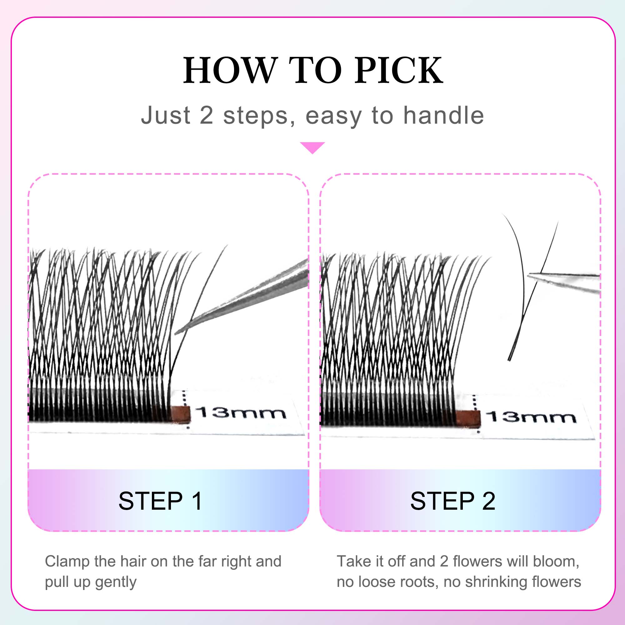 single tips 2D russian volume  - Eyelash Extension Tipe avis et prix