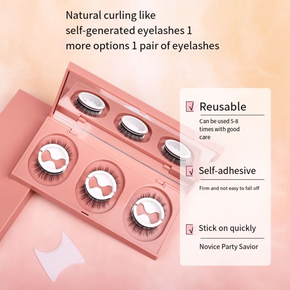 3 paires de faux cils réutilis - Eyelash Extension Supernatural avis et prix