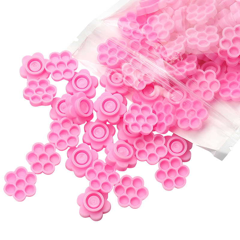 Lot de 100 coupelles roses pou - Eyelash Extension Wholesale avis et prix