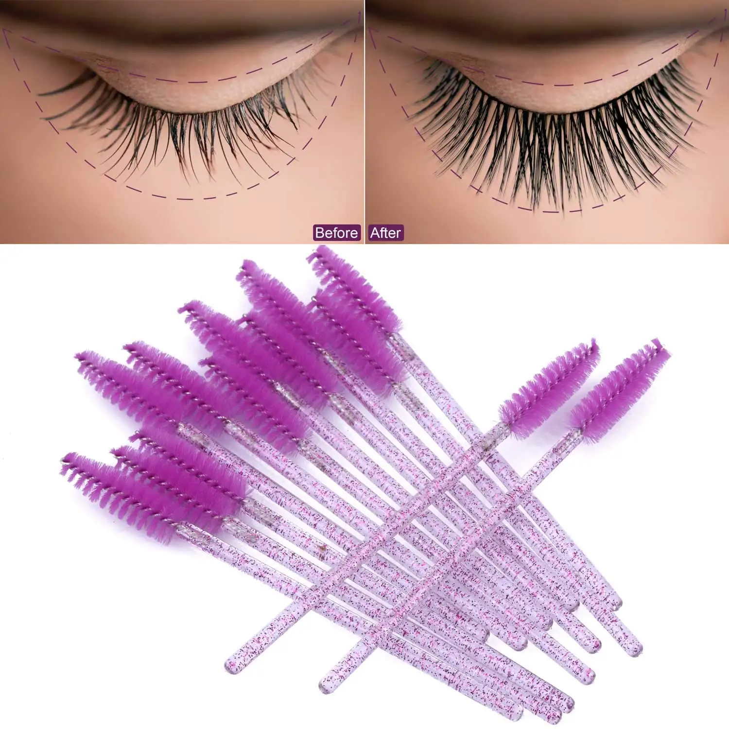 Baguettes de mascara colorées  - Eyelash Extension Wholesale avis et prix