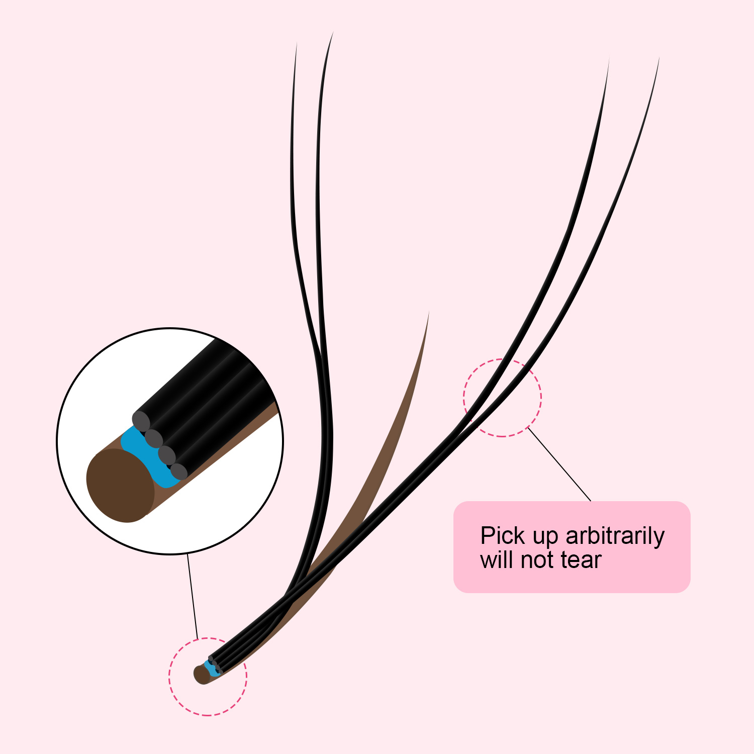 ARISON Brown 2D YY Lashes Doub - Eyelash Extension Tipe avis et prix