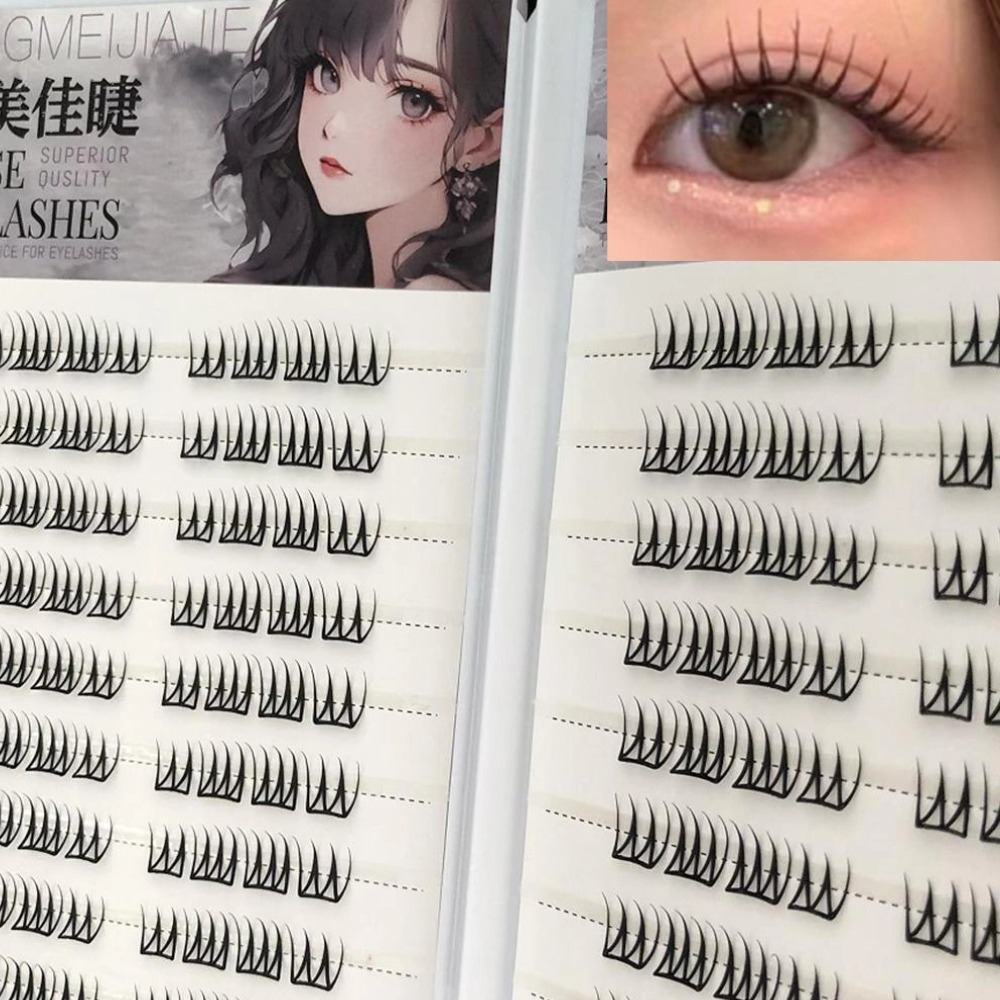 Faux-cils en forme de U sans c - Eyelash Extension Korean Style avis et prix