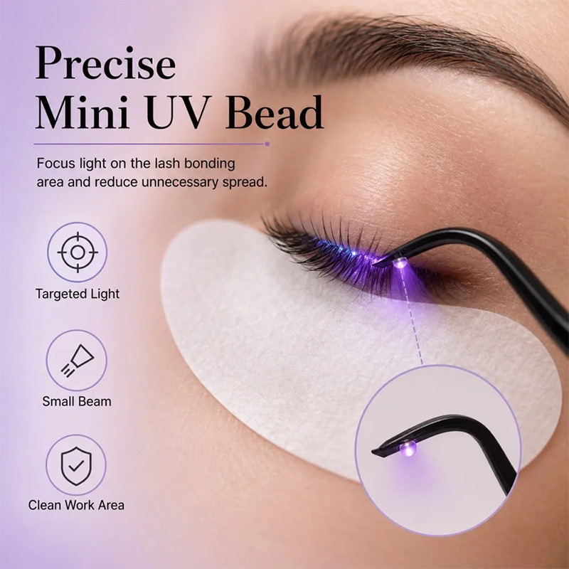 Mini lampe UV pour cils, pince - Eyelash Extension Uv Glue avis et prix