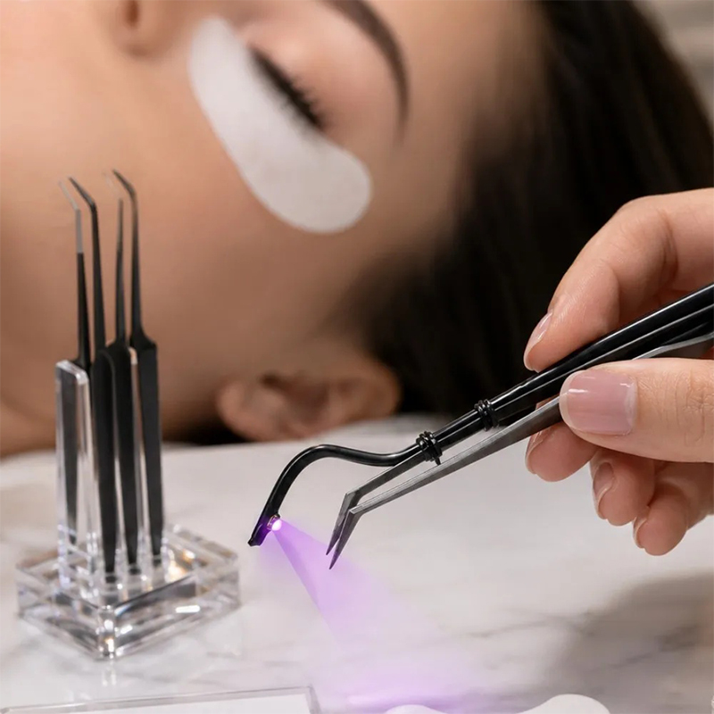 Mini lampe UV pour cils, pince - Eyelash Extension Uv Glue avis et prix