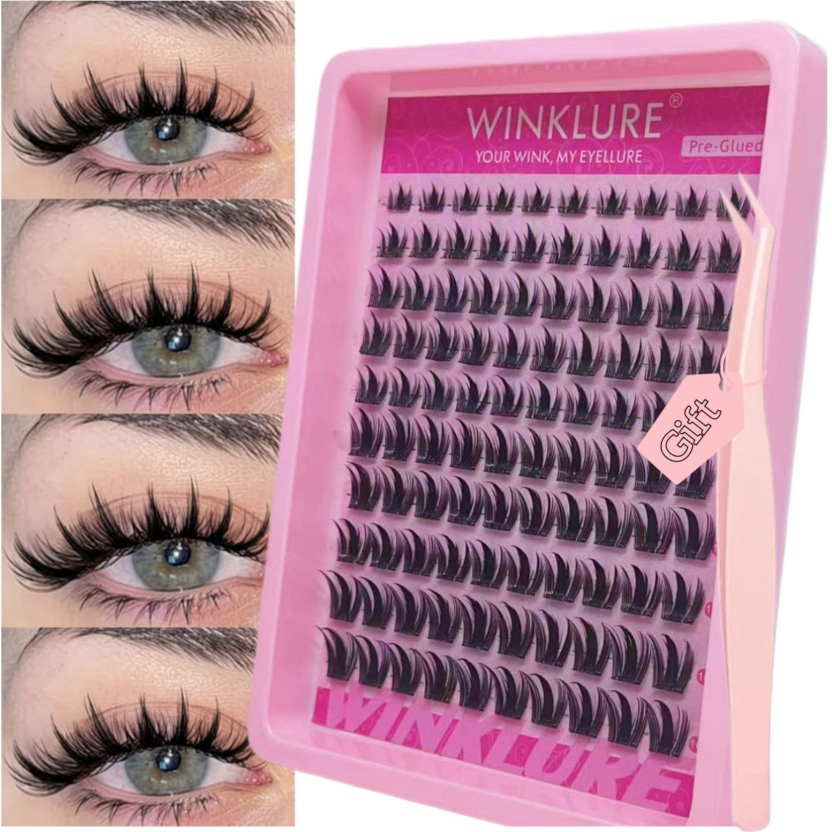 WINKLURE Faux cils auto-adhési - Eyelash Extension Uv Glue avis et prix