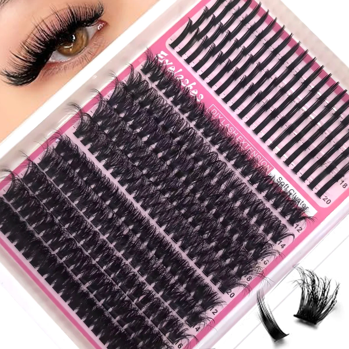 HBZGTLAD Spikes 60D-300D Faux  - Eyelash Extension Home Service avis et prix
