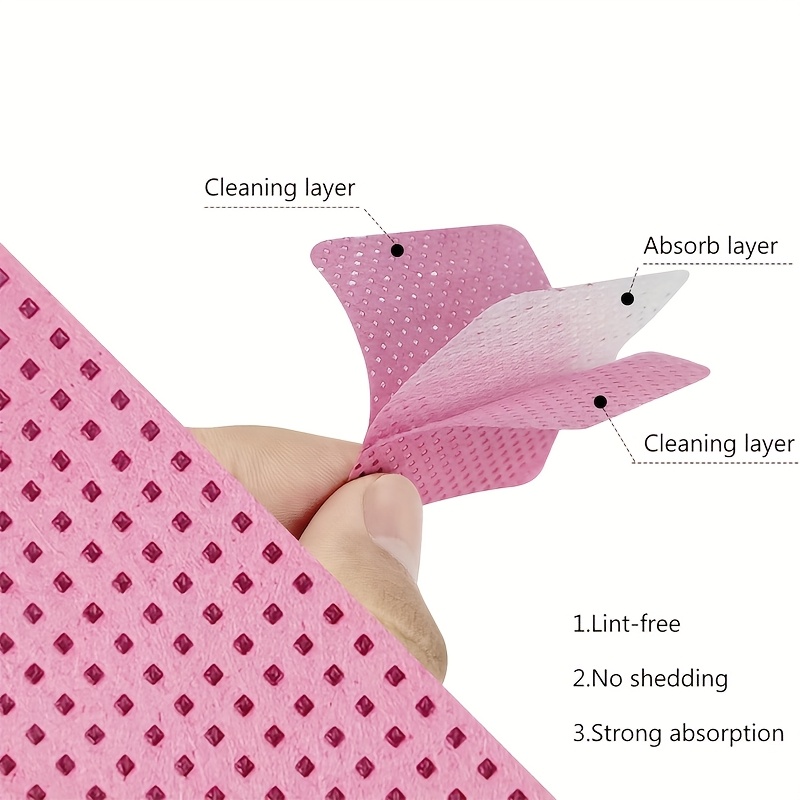 50/100/200 lingettes non peluc - Eyelash Extension Eyelash avis et prix