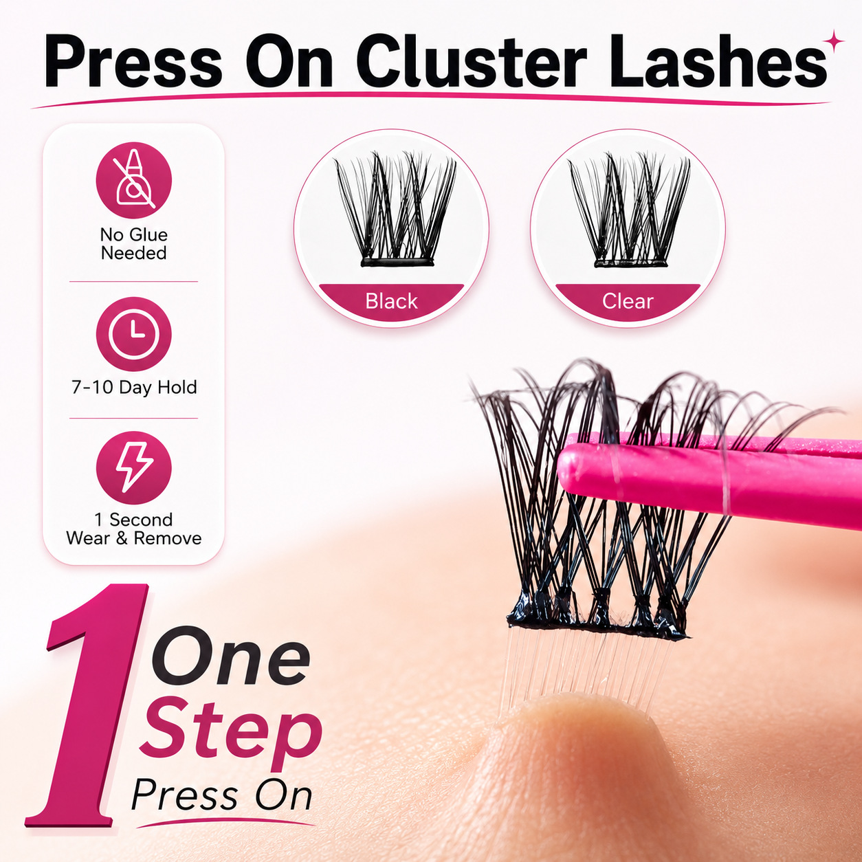 WINKLURE Faux Cils en Grappes  - Eyelash Extension Uv Glue avis et prix